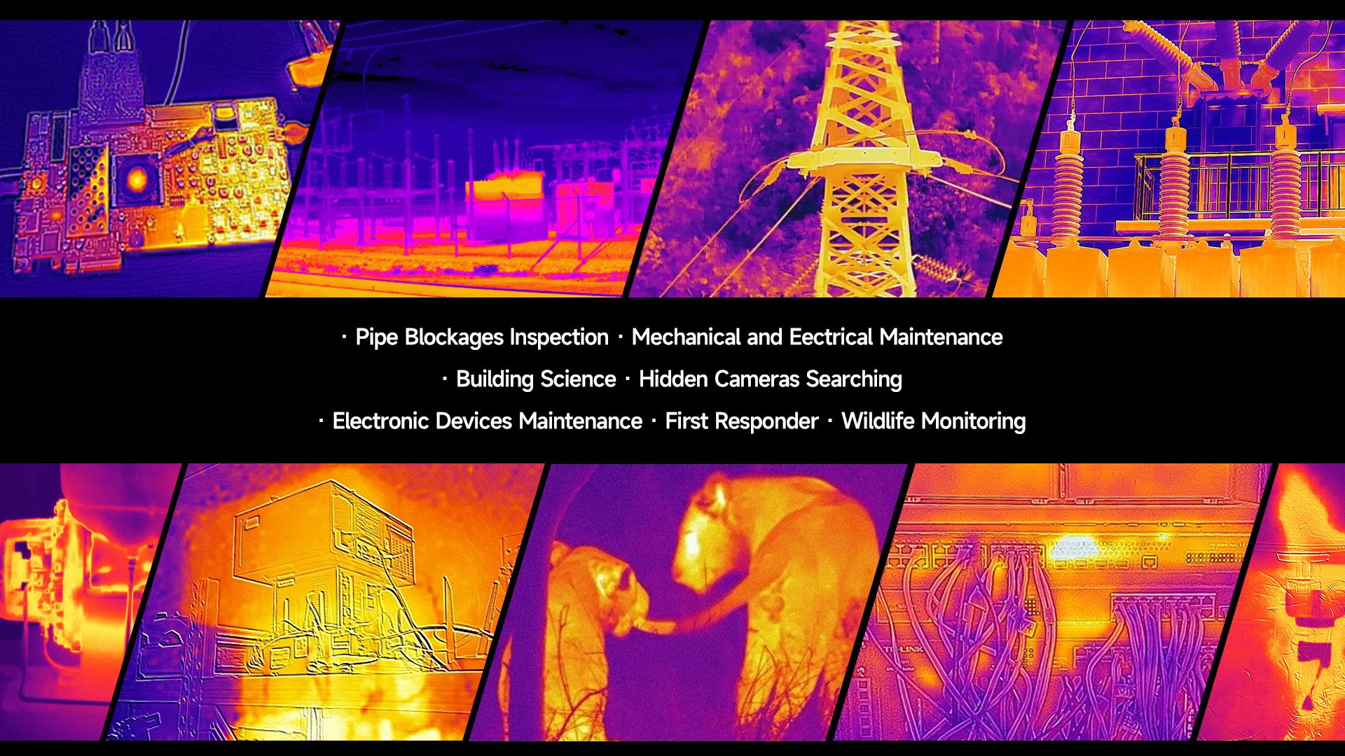 Diagnóstico termográfico, infrarrojo y subacuático.