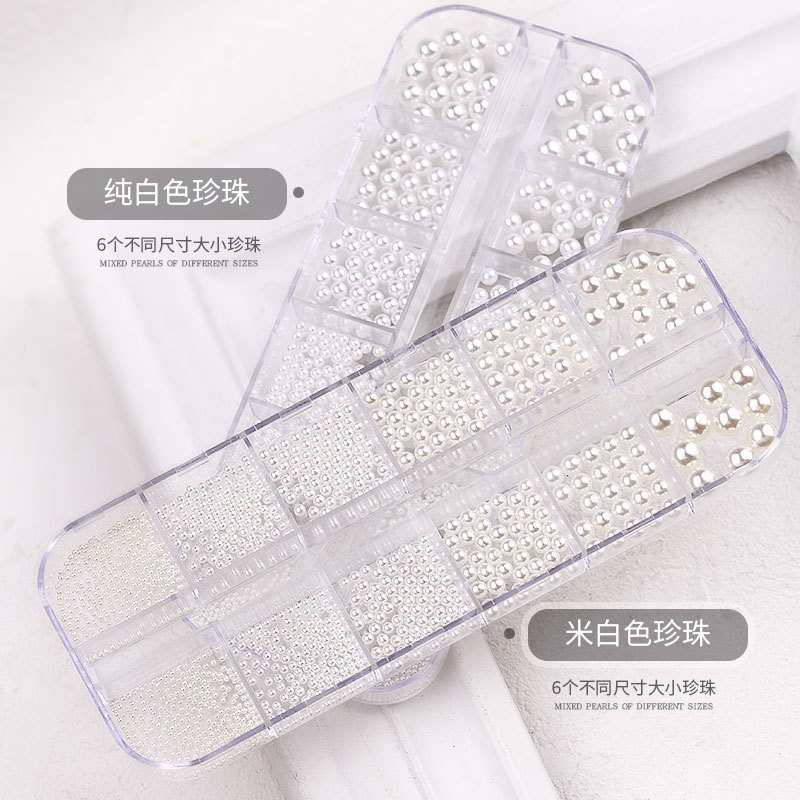 Mixed Pearl Nail Decorations