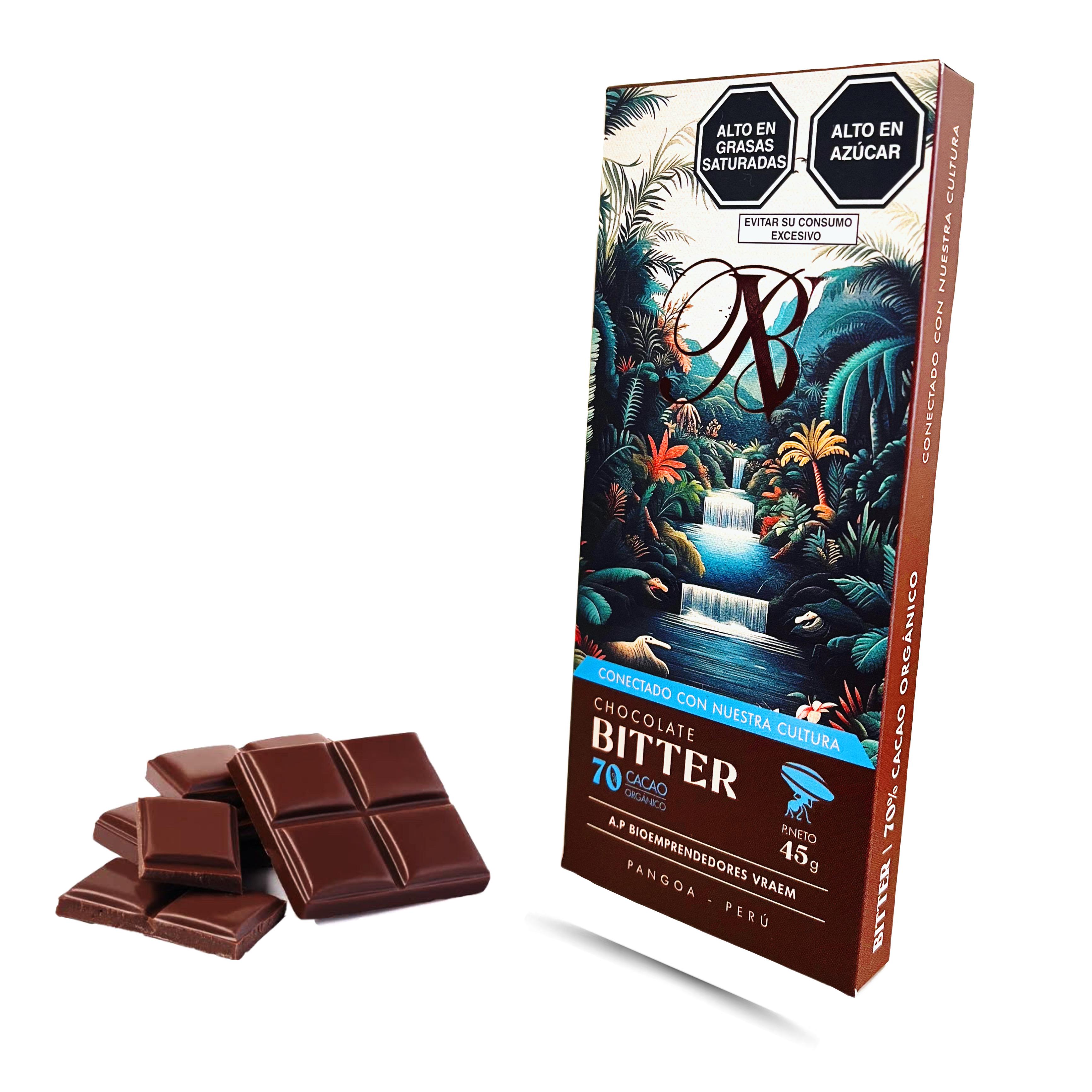 Chocolate 70% Cacao orgánico