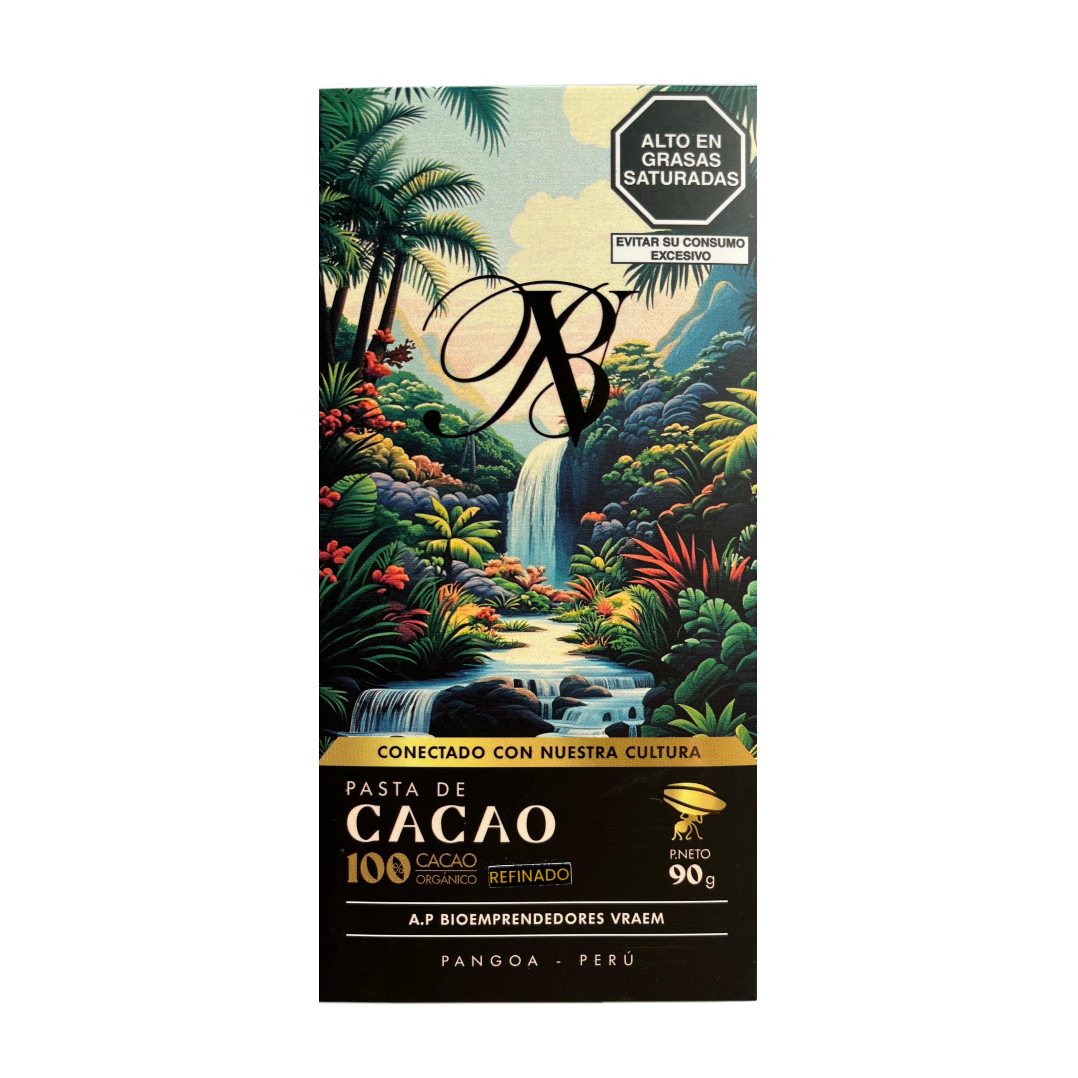 Pasta de cacao refinada 100% Cacao