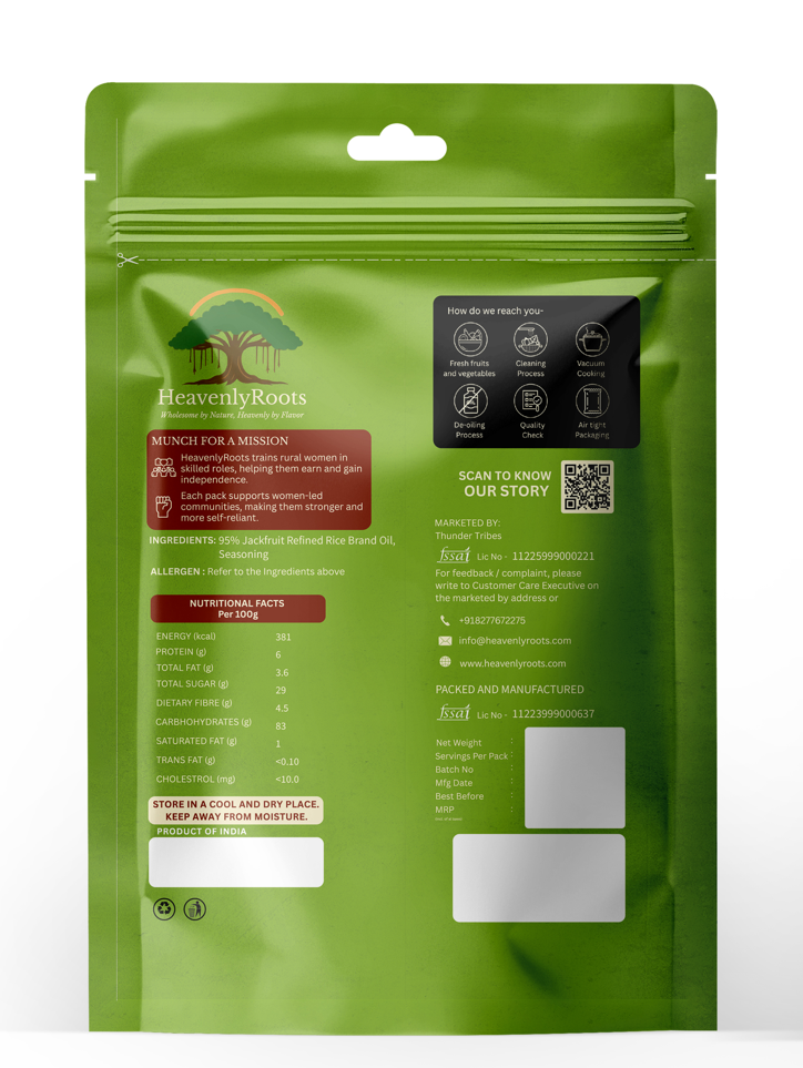 Heavenly Roots Jackfruit Chips