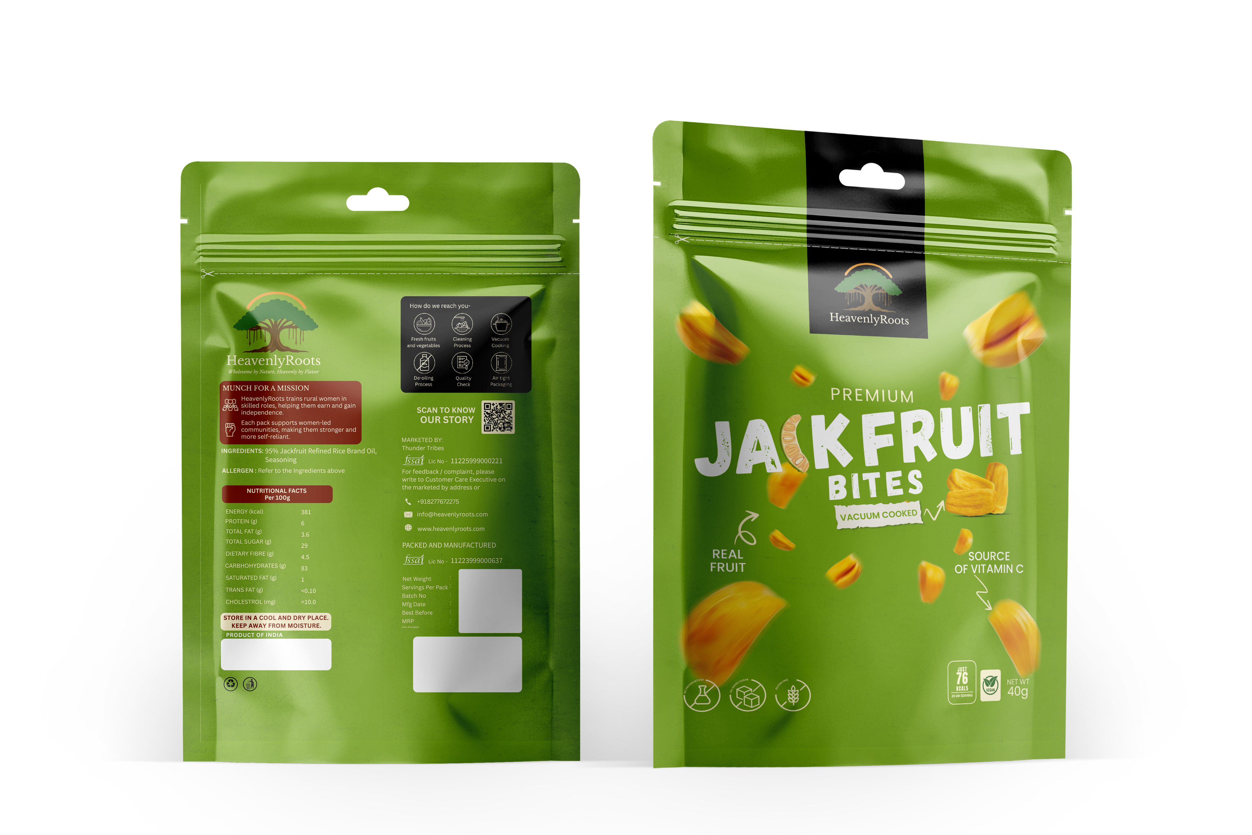 Heavenly Roots Jackfruit Chips