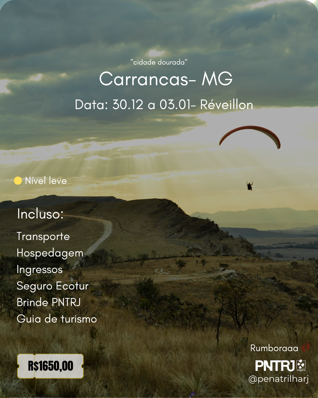 Pacote de Réveillon em Carrancas-MG