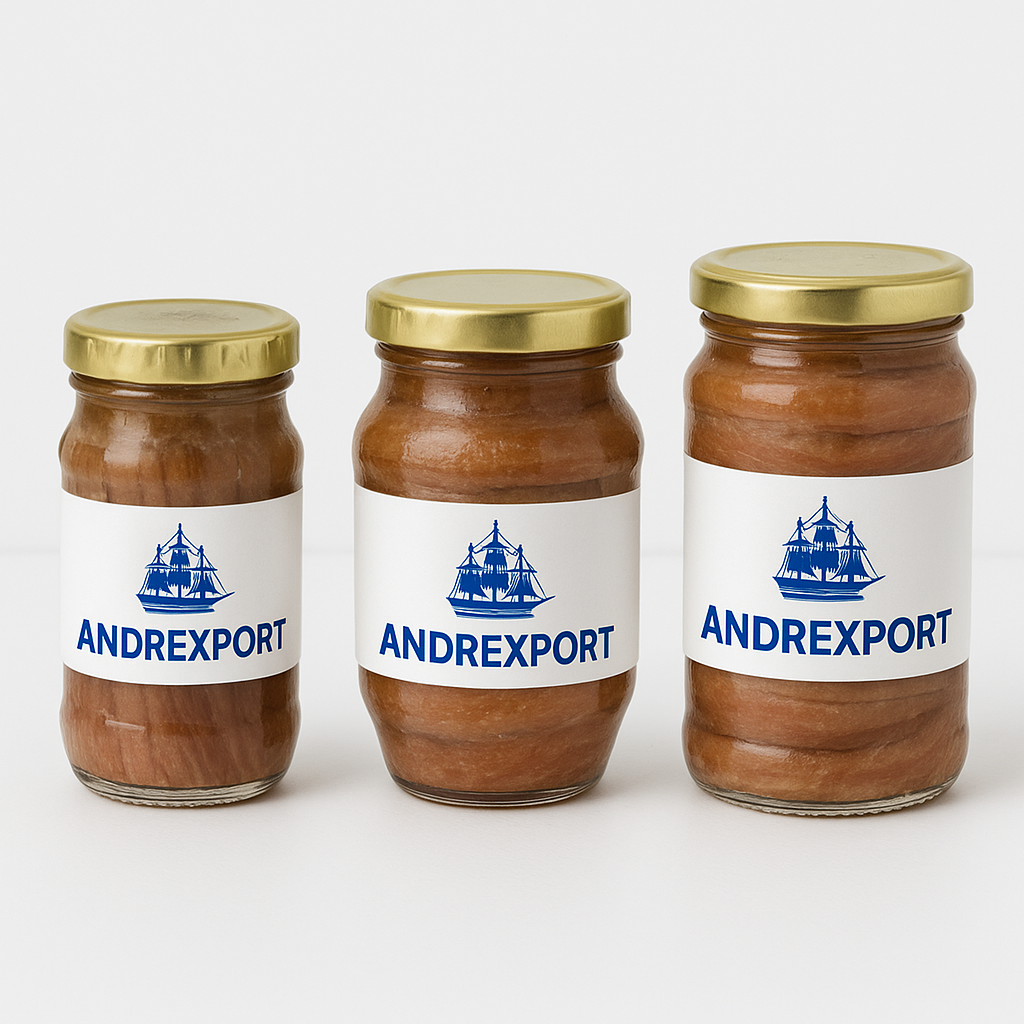 Premium Anchovy Fillets in Olive Oil – 140g, 160g & 200g Jars