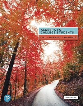 Algebra for College Students (Ninth Edition)