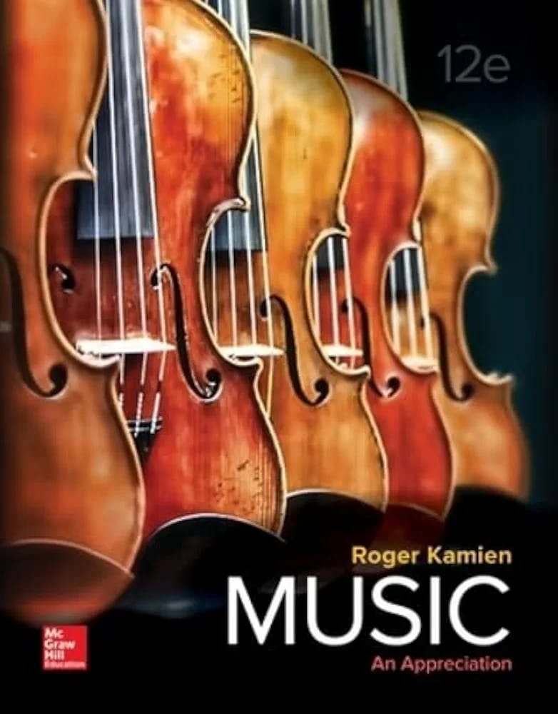 Music: An Appreciation by Roger Kamien