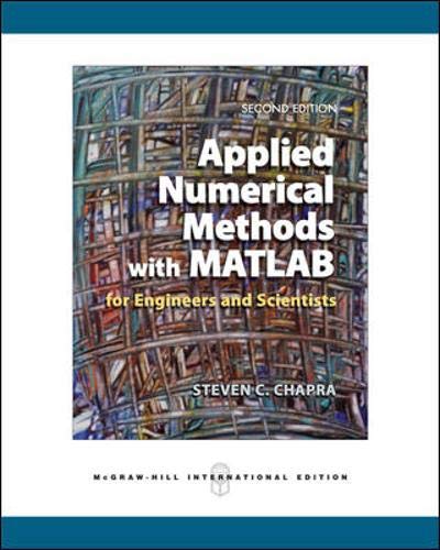 Applied Numerical Methods with MATLAB