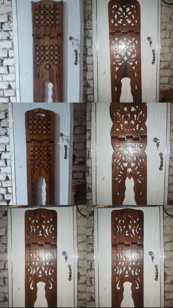 Handcrafted Wooden Book Stand : ہاتھ سے تیار شدہ لکڑی کا بک اسٹینڈ