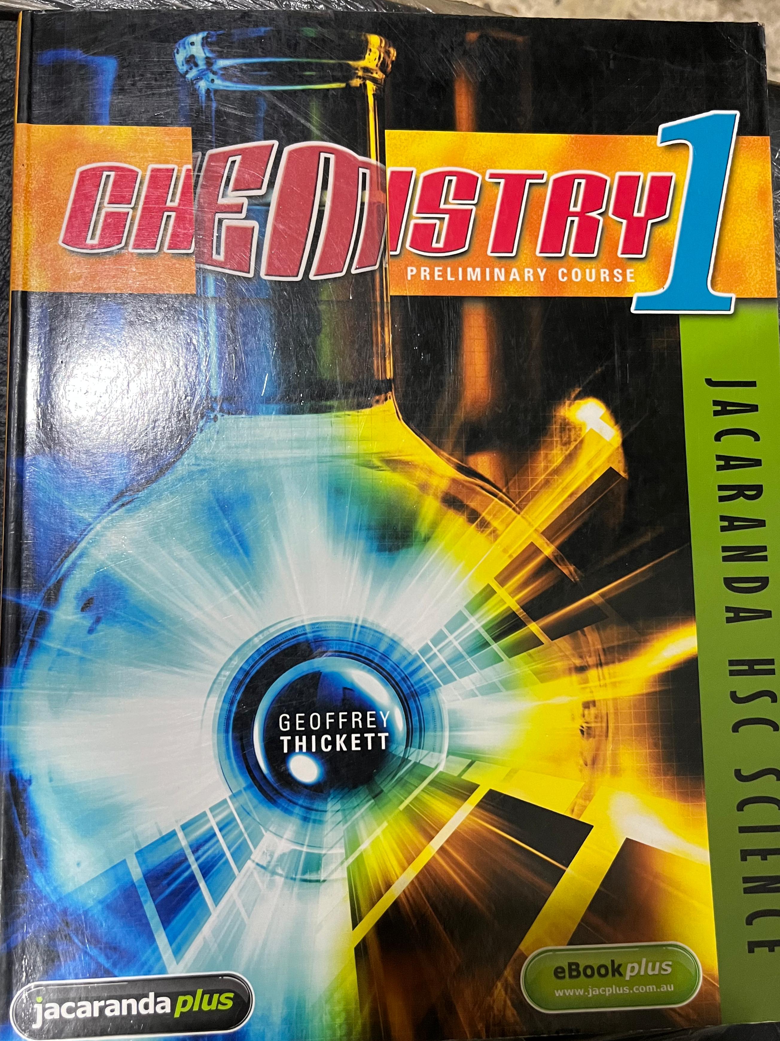 Chemistry 1 Preliminary Course Textbook