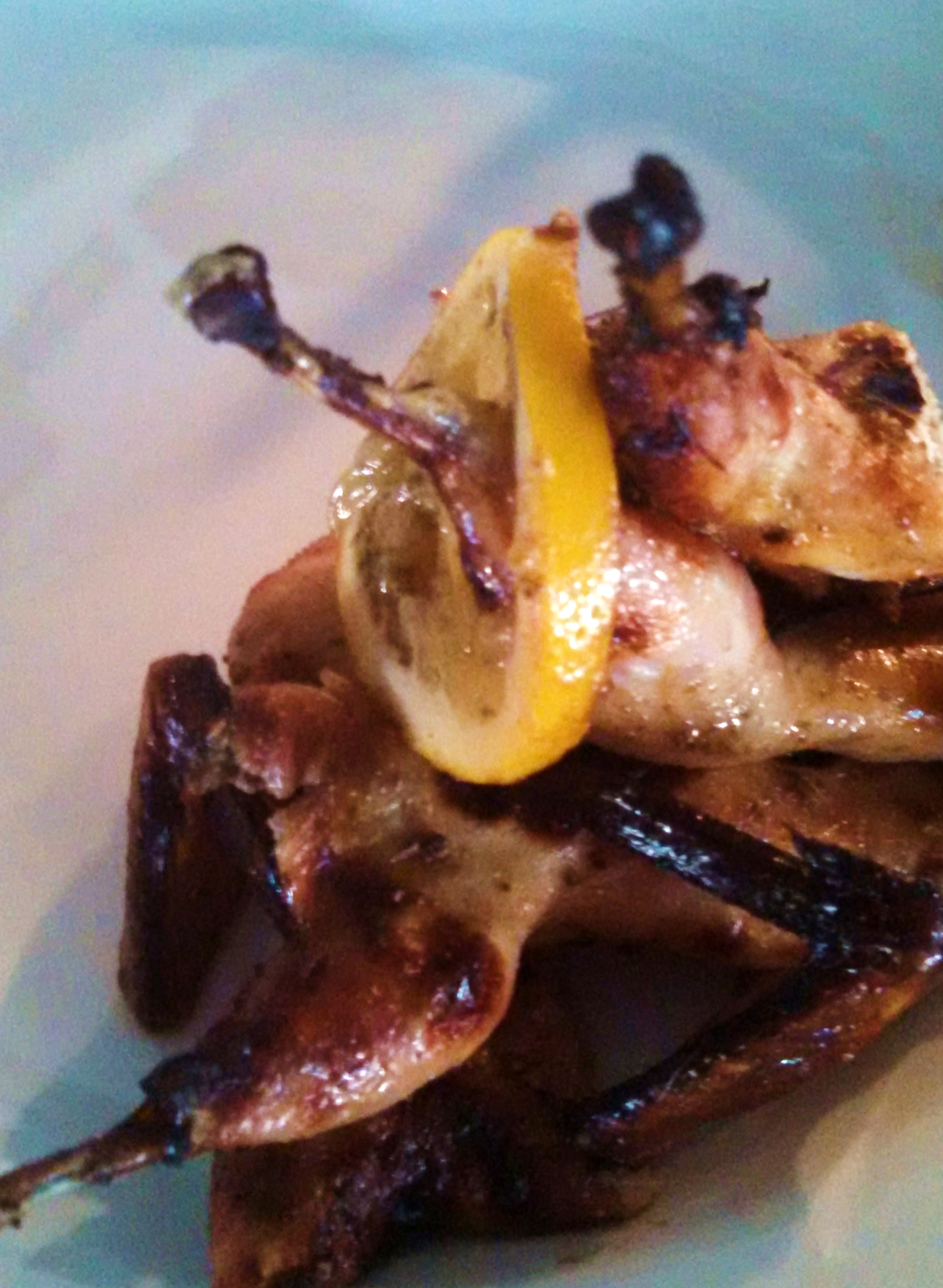 Quail (2) with one side