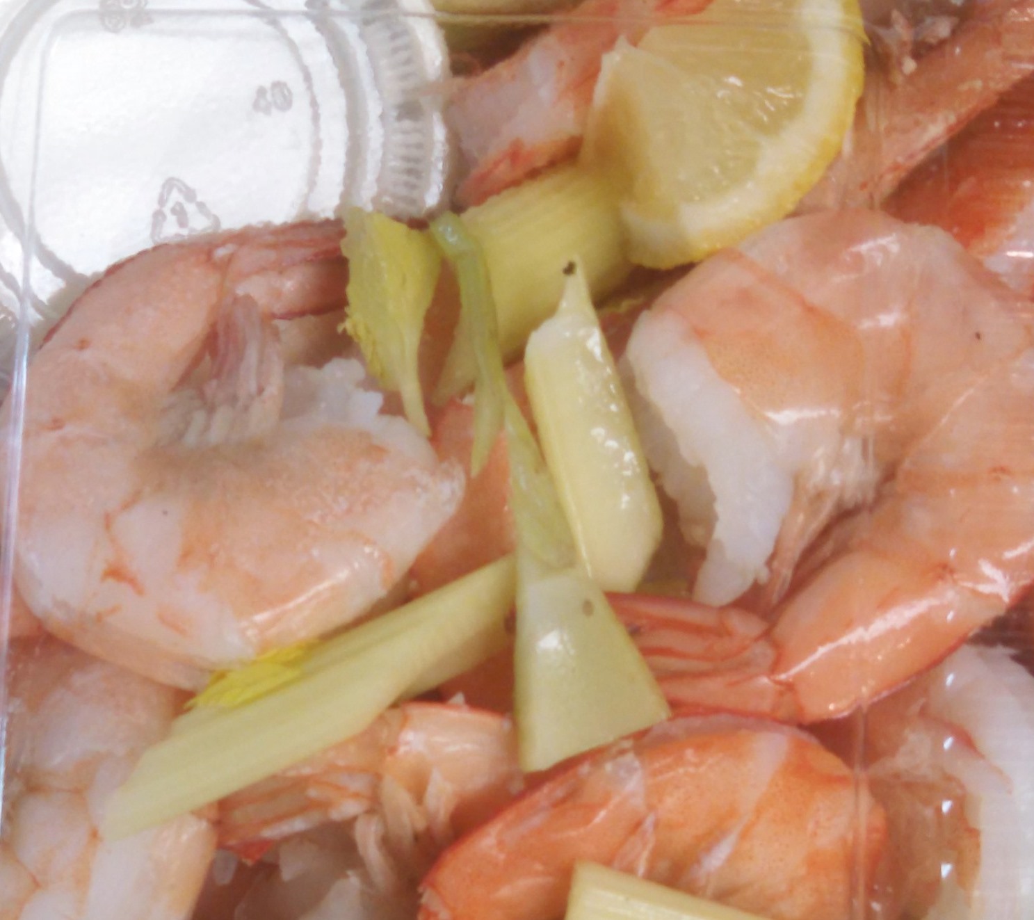 Shrimp peel with one side