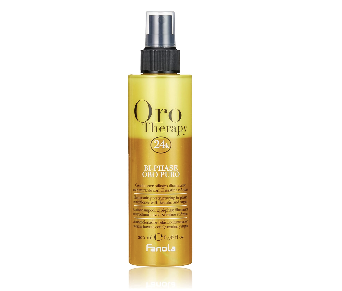 FANOLA Oro Therapy Illuminante Bi-Phase Oro Puro Capelli - 200 ML
