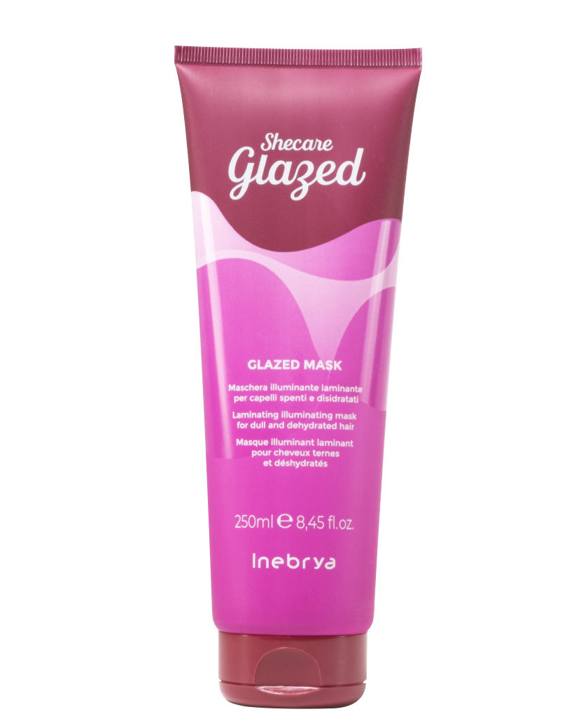 Maschera illuminante laminante per capelli spenti e disidratati