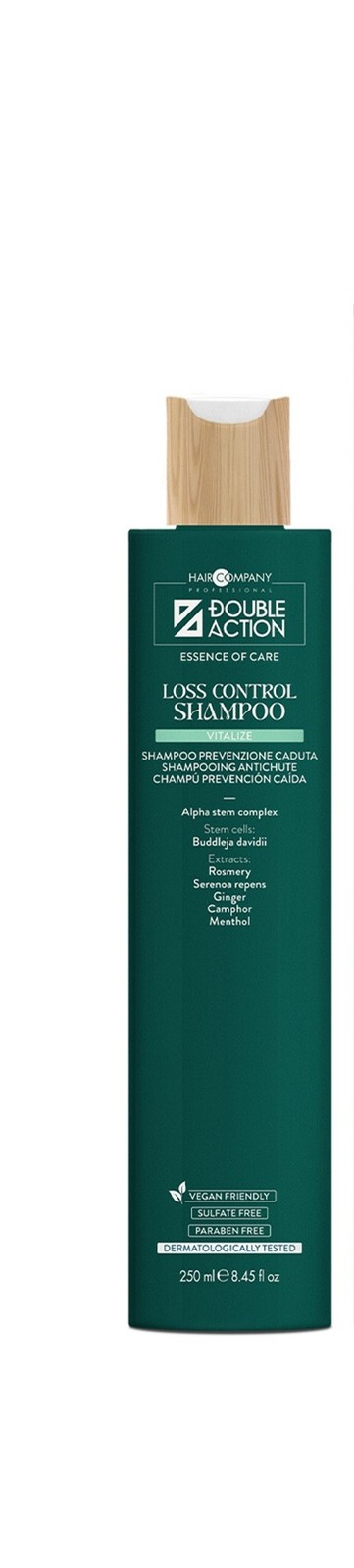 Hair Company Double Action Vitalize Loss Control Shampoo 250ml