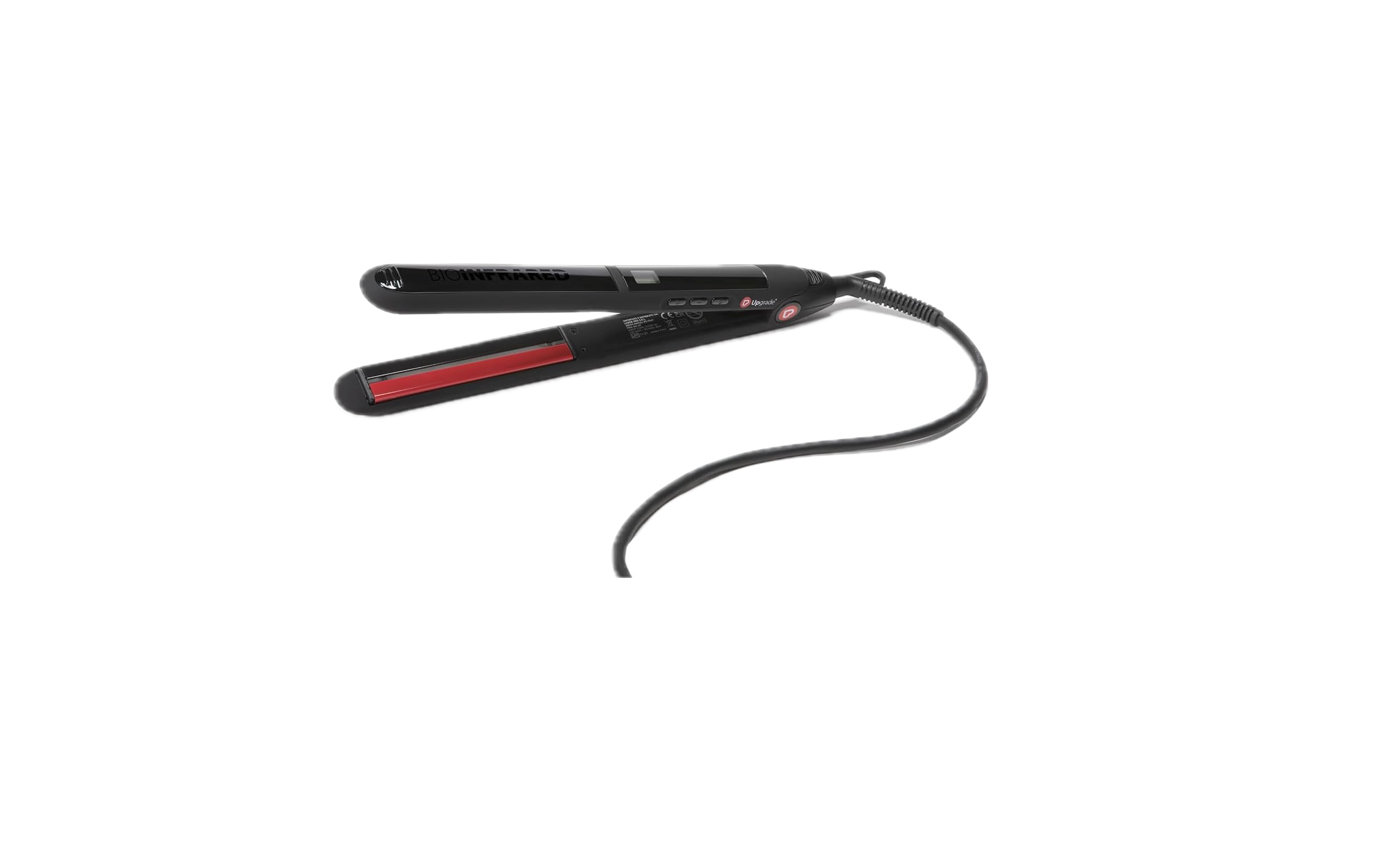 Piastra per Capelli Professionale Infrared - Slim - Con Elegante Design Nero - Piattini Stretti
