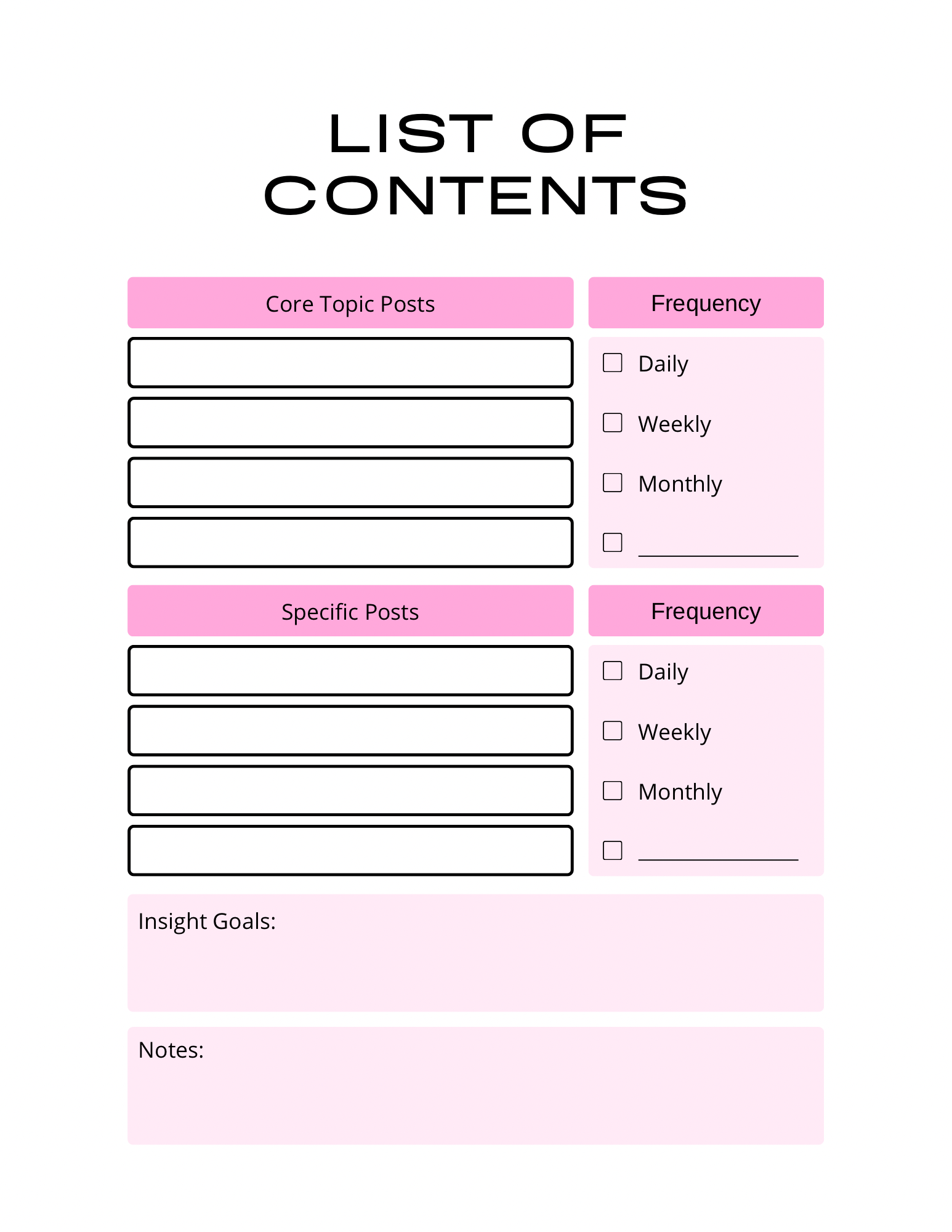 Recycled Content Planning Template