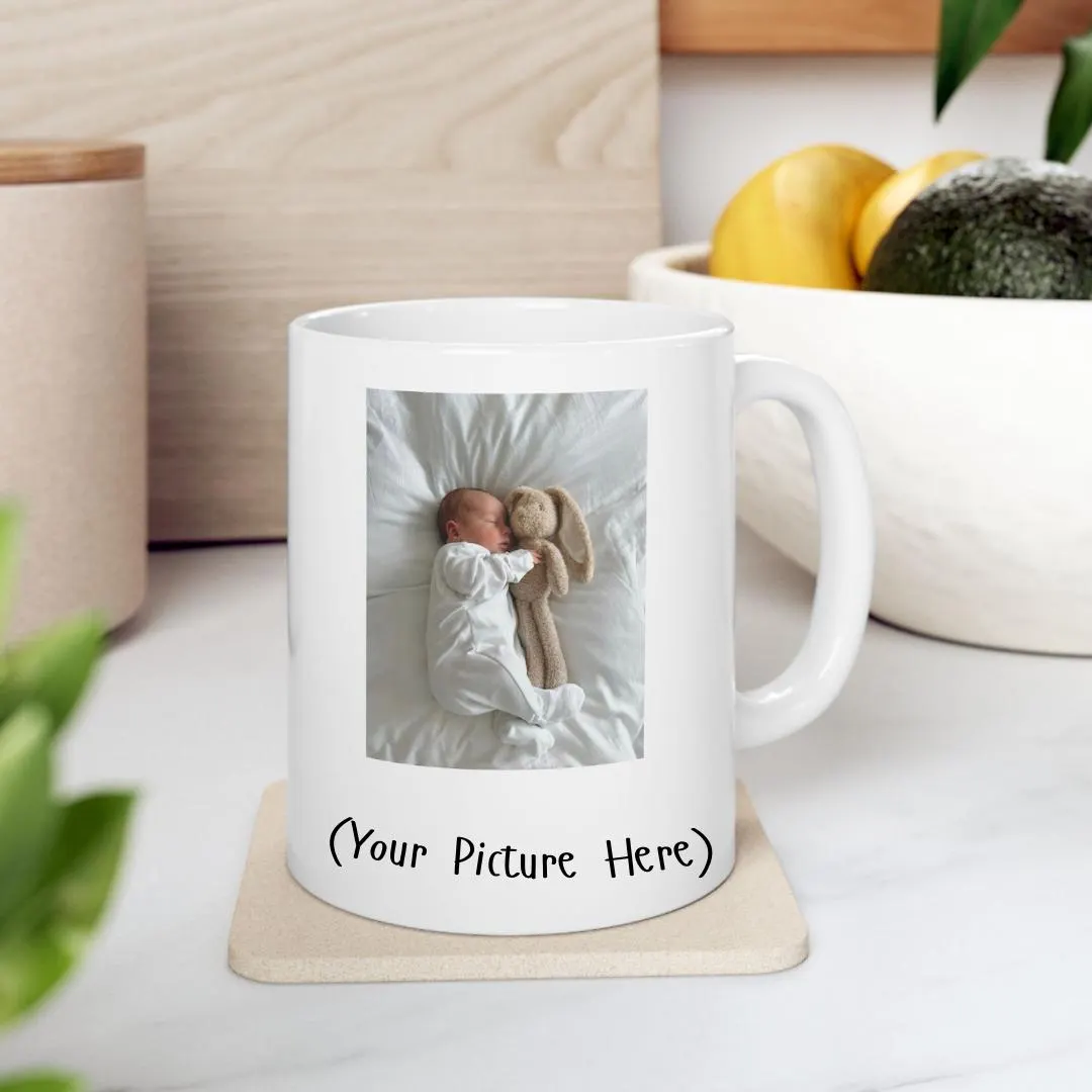 Personalized Photo Coffee Mug, Coffee Lovers, Custom Mug, Customizable Mugs, Birthday gift, Mug with Picture, Anniversary Gift for Her/Him