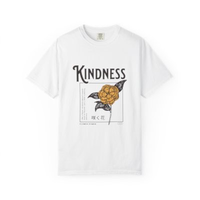 Kindness Floral Unisex T-Shirt, Positive Vibe Tee, Casual Wear, Gift Idea, Inspirational Fashion