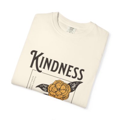 Kindness Floral Unisex T-Shirt, Positive Vibe Tee, Casual Wear, Gift Idea, Inspirational Fashion