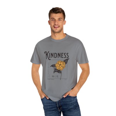 Kindness Floral Unisex T-Shirt, Positive Vibe Tee, Casual Wear, Gift Idea, Inspirational Fashion