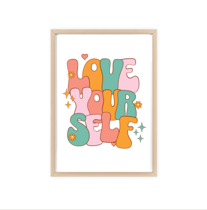 Love Yourself Wall Art