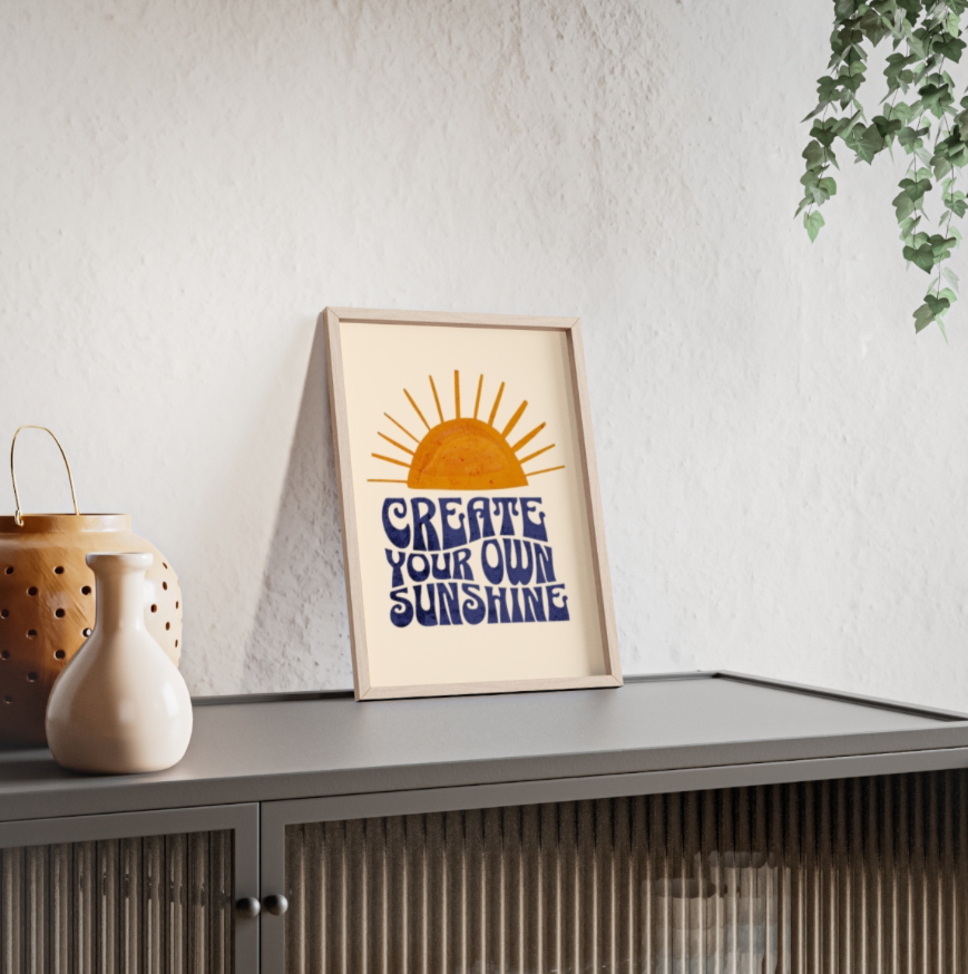 Create Your Own Sunshine Poster, Wall Art Printable