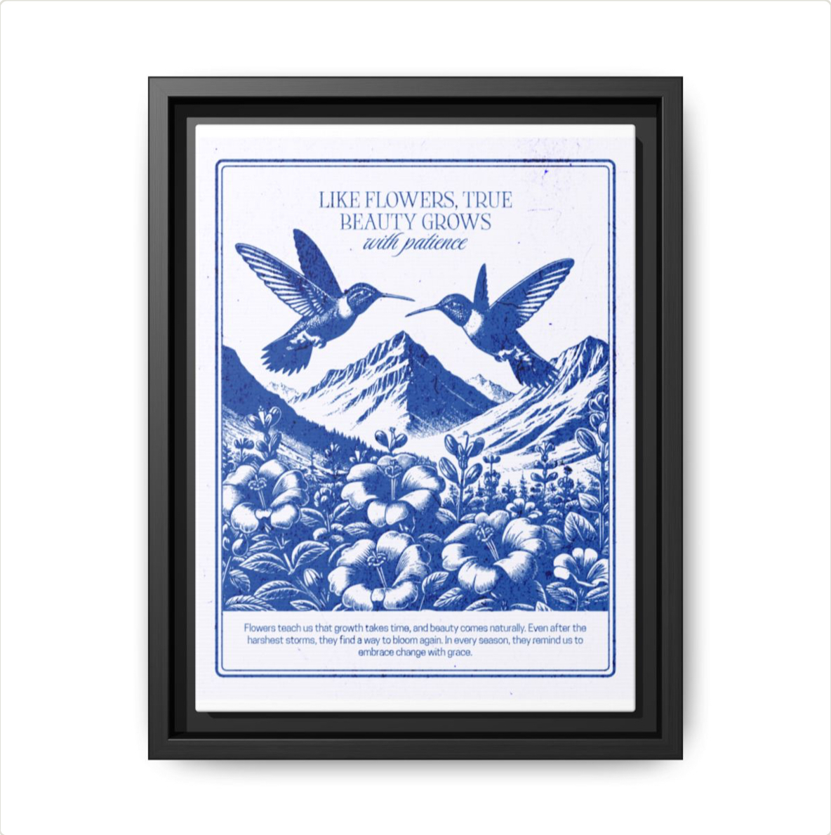 Inspirational Hummingbird Art Print