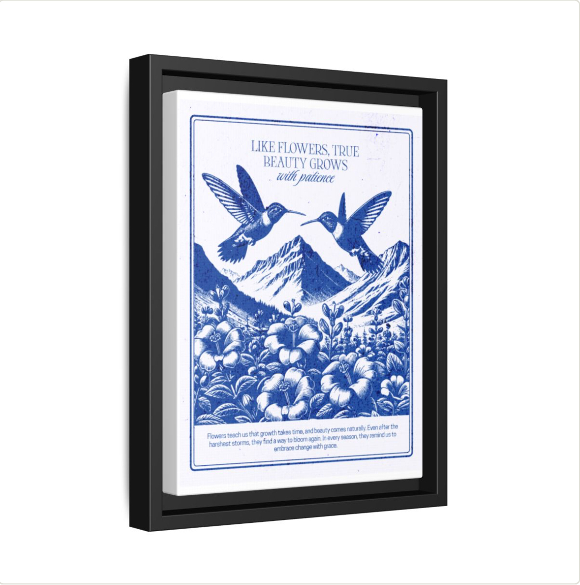 Inspirational Hummingbird Art Print