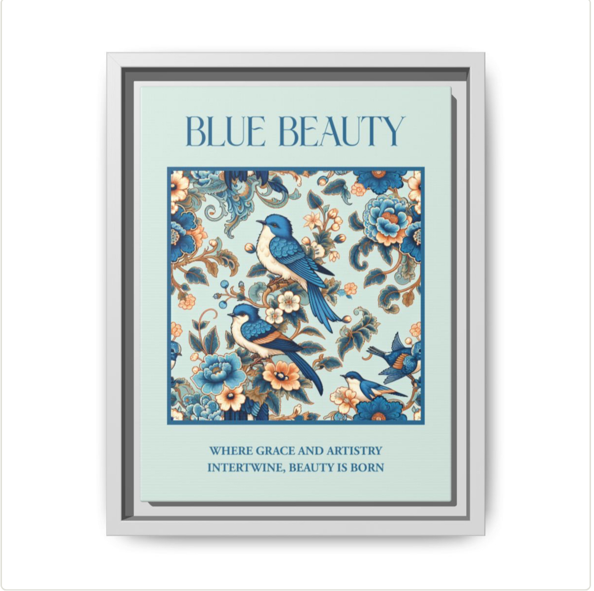 Blue Beauty Art Print