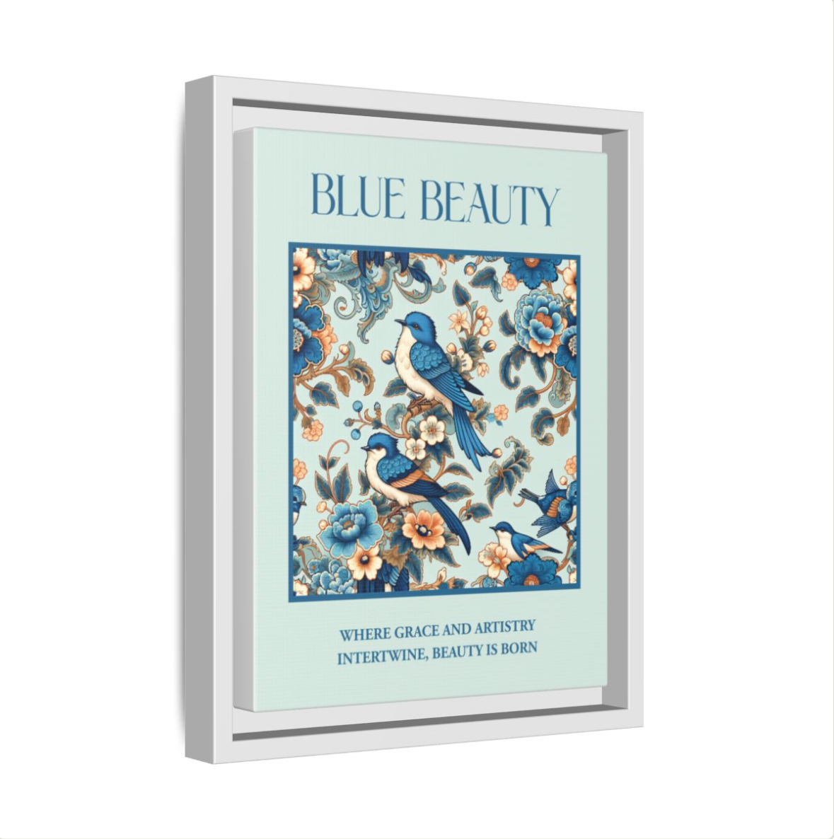 Blue Beauty Art Print