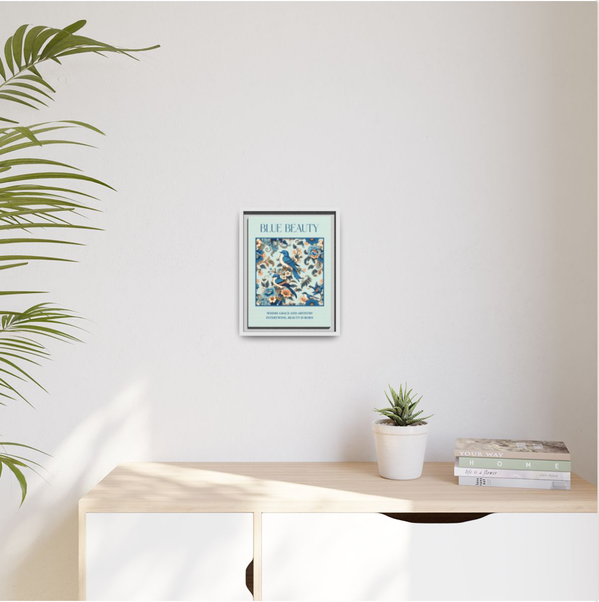Blue Beauty Art Print