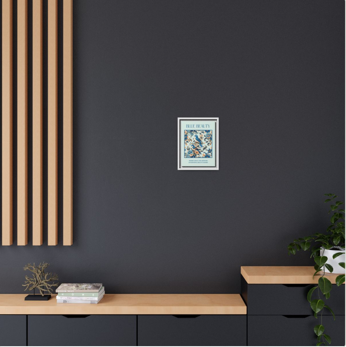 Blue Beauty Art Print