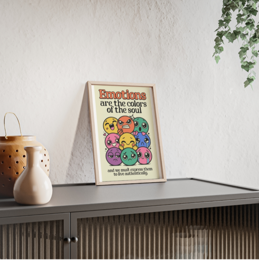 Emotions Art Print Poster, Wall Art