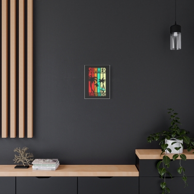 Summer Time to Beach Wall art