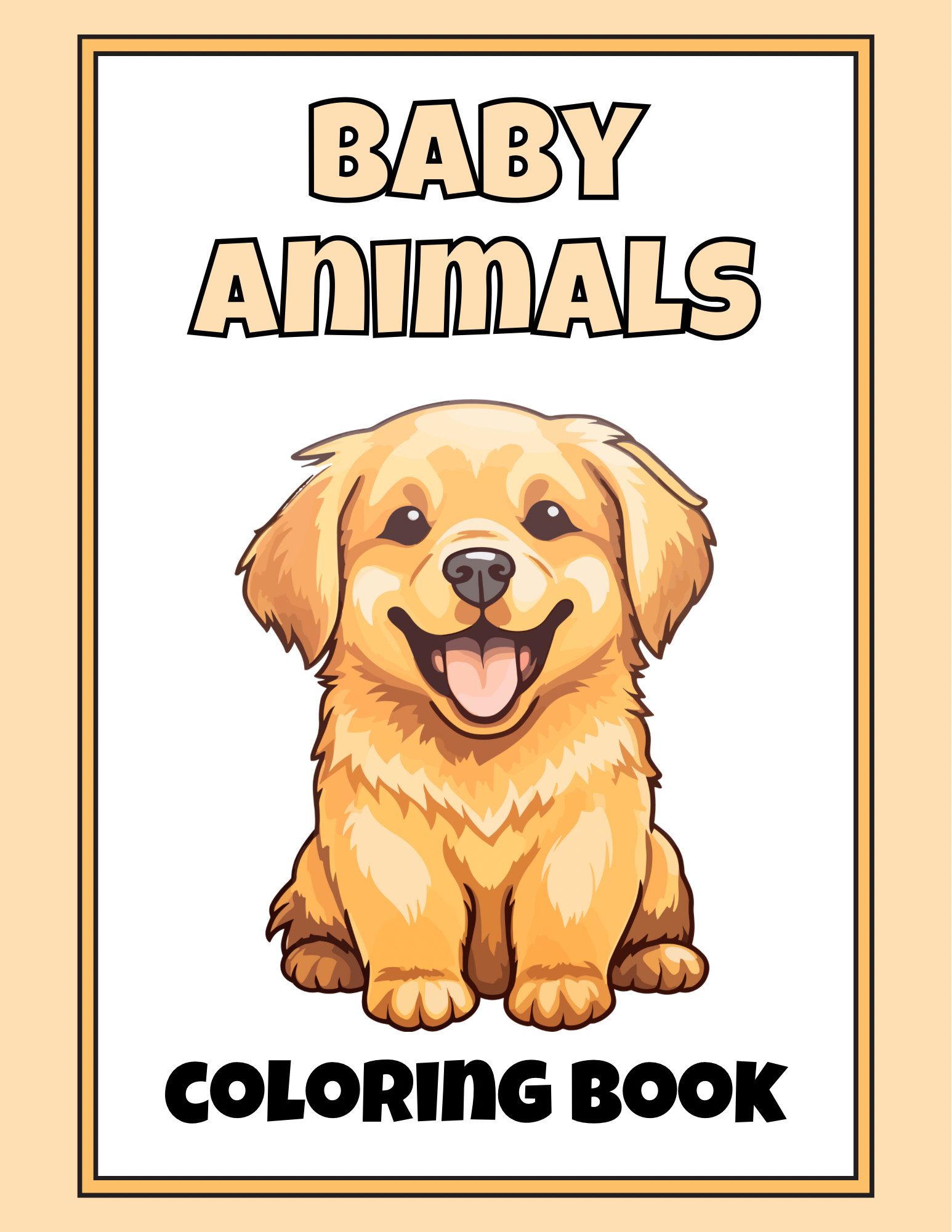 Baby Animals Coloring Book