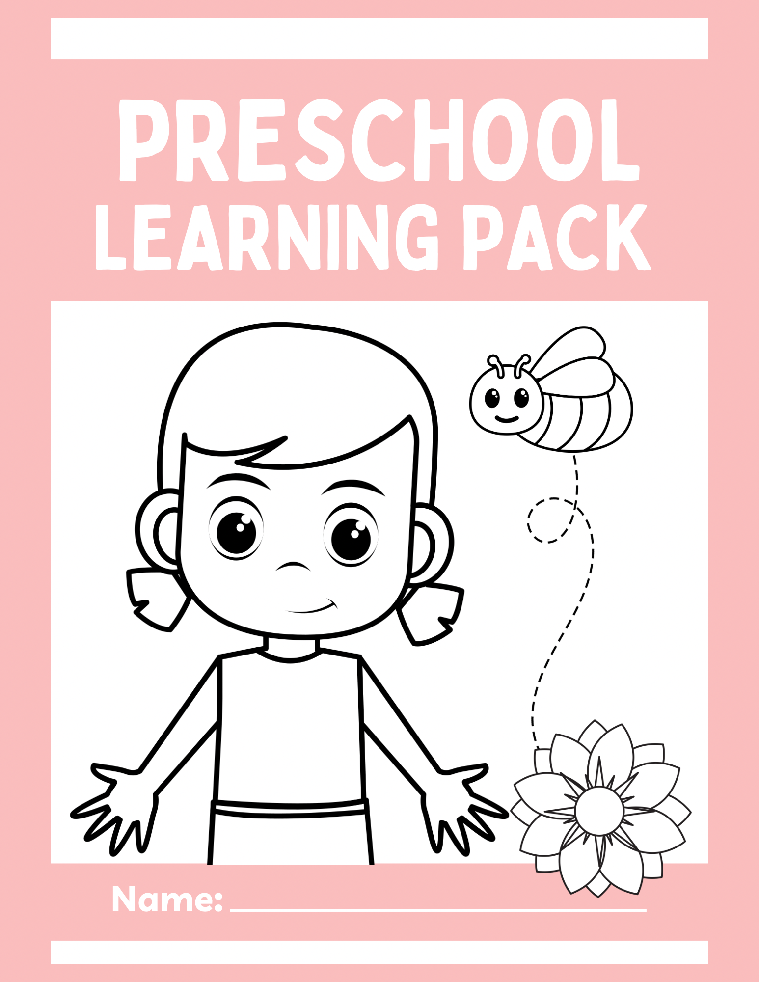Preschool Learning Pack, Printables