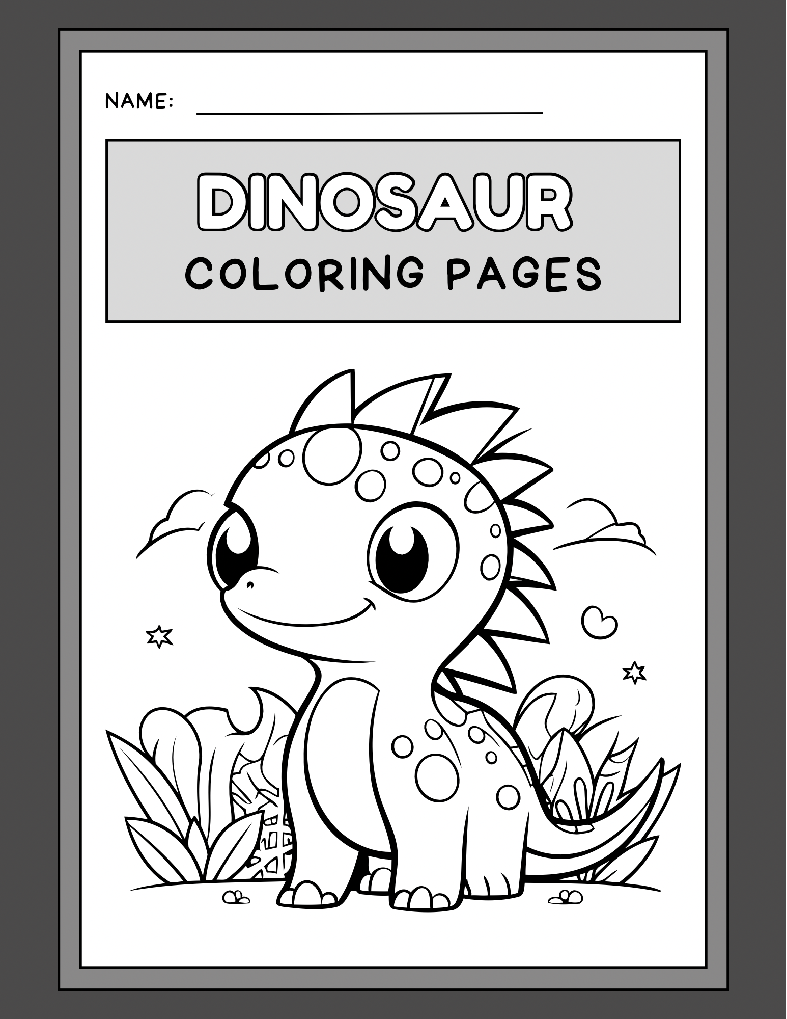 Dinosaur Coloring Pages