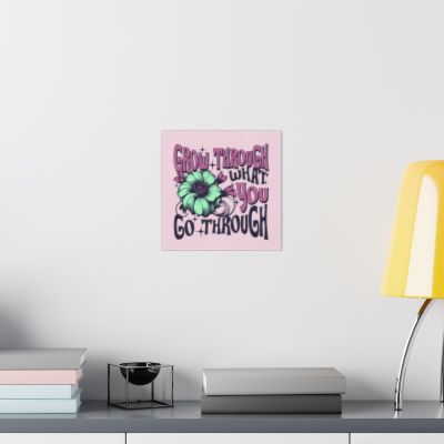 Inspirational Floral Canvas Art
