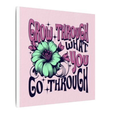 Inspirational Floral Canvas Art
