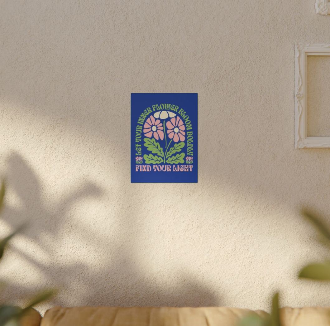 Inspirational Floral Art Print