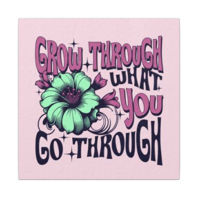 Inspirational Floral Canvas Art