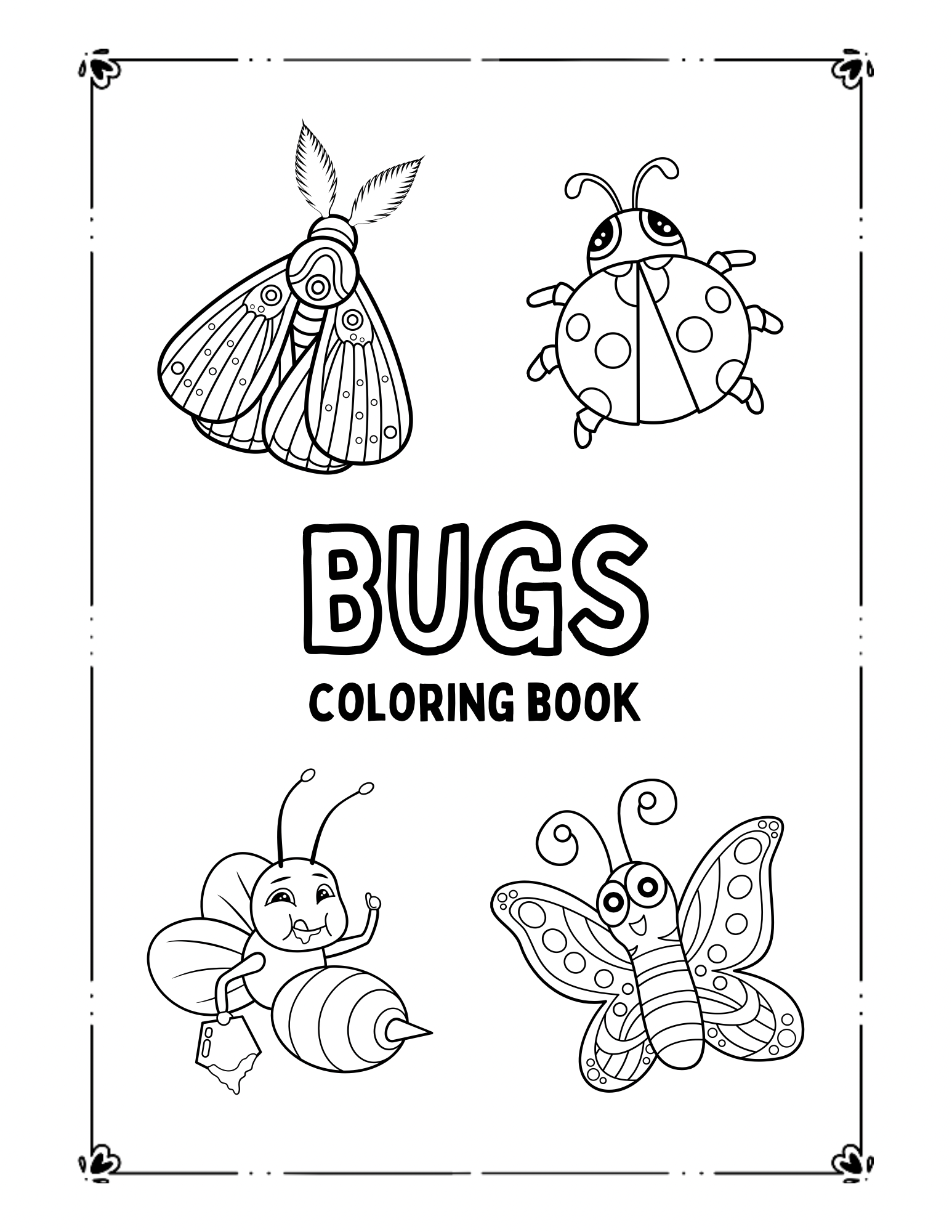 Bugs Coloring Book