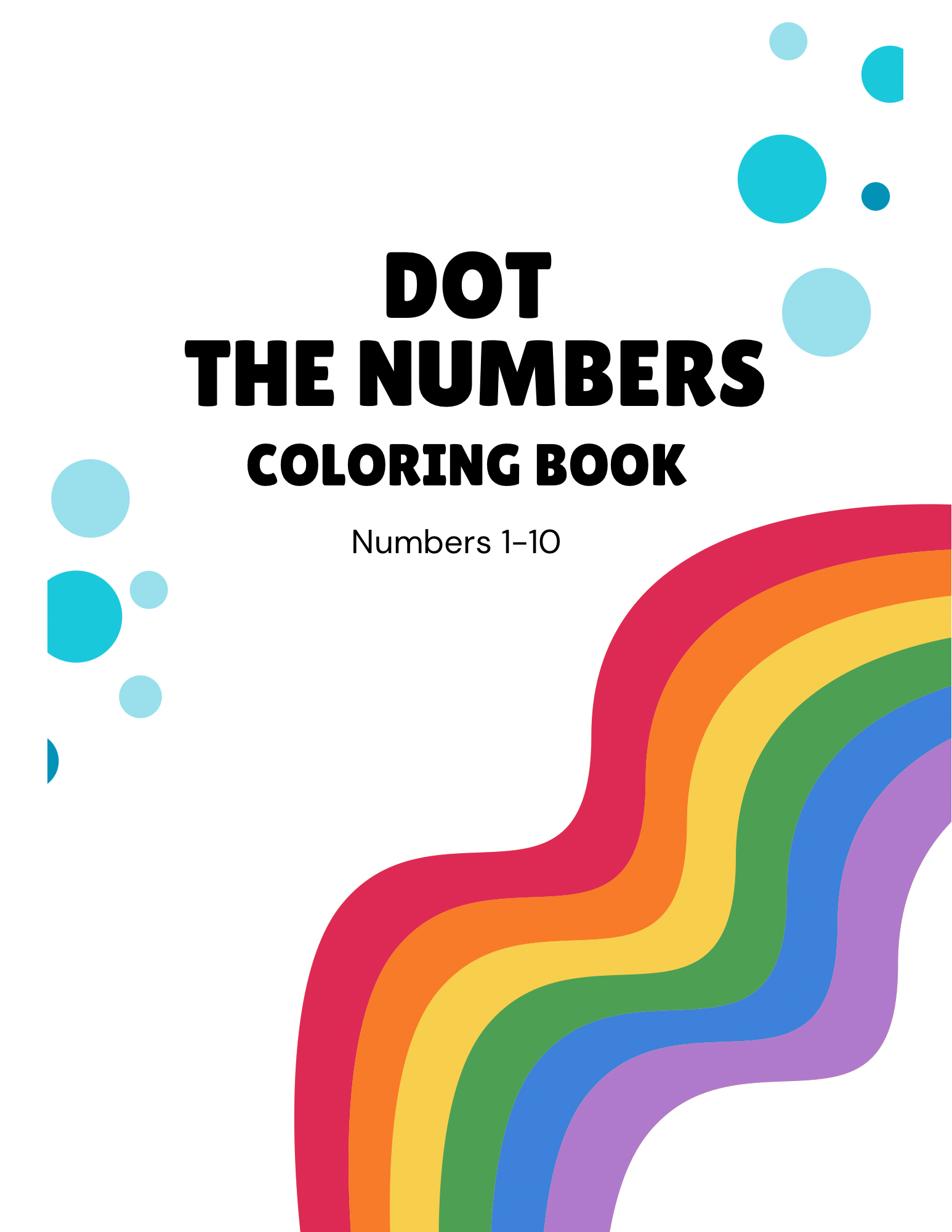 Dot the Numbers Coloring Book
