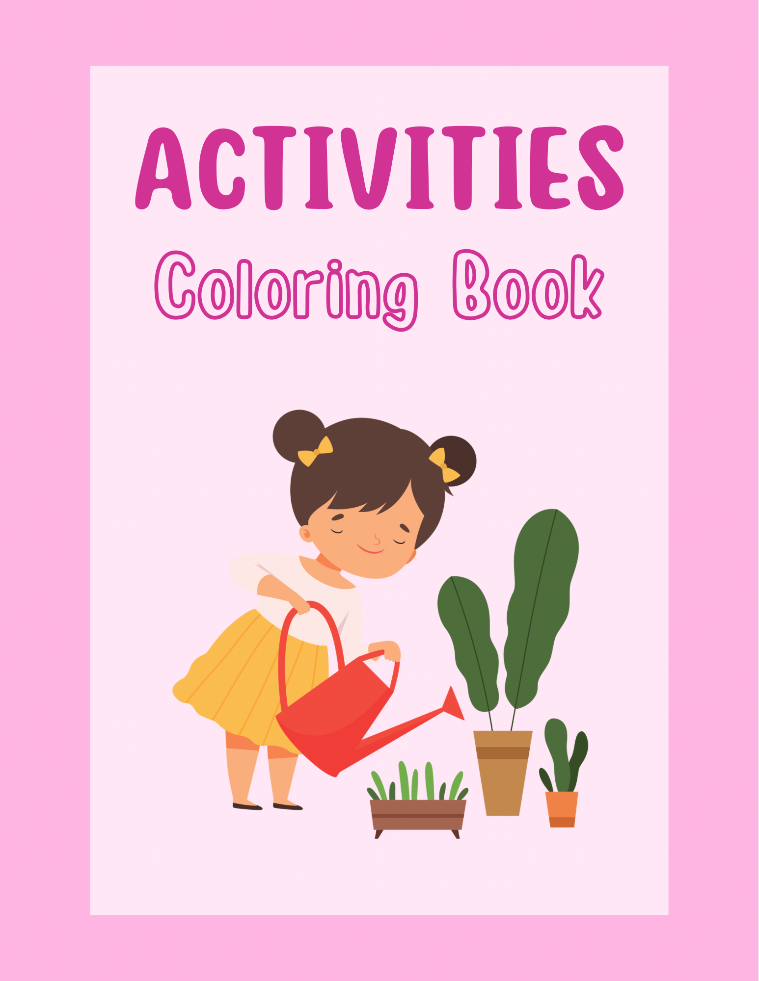 Activities Coloring Pages, 10 pages, Printables
