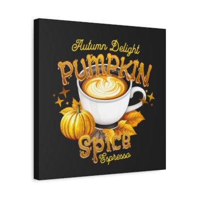 Pumpkin Spice Espresso Canvas Print