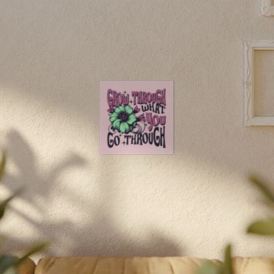 Inspirational Floral Canvas Art
