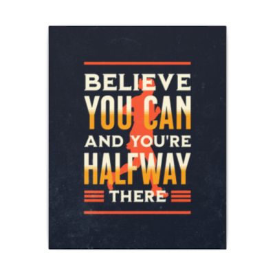 Inspirational Motivational Quote Canvas Wall Art