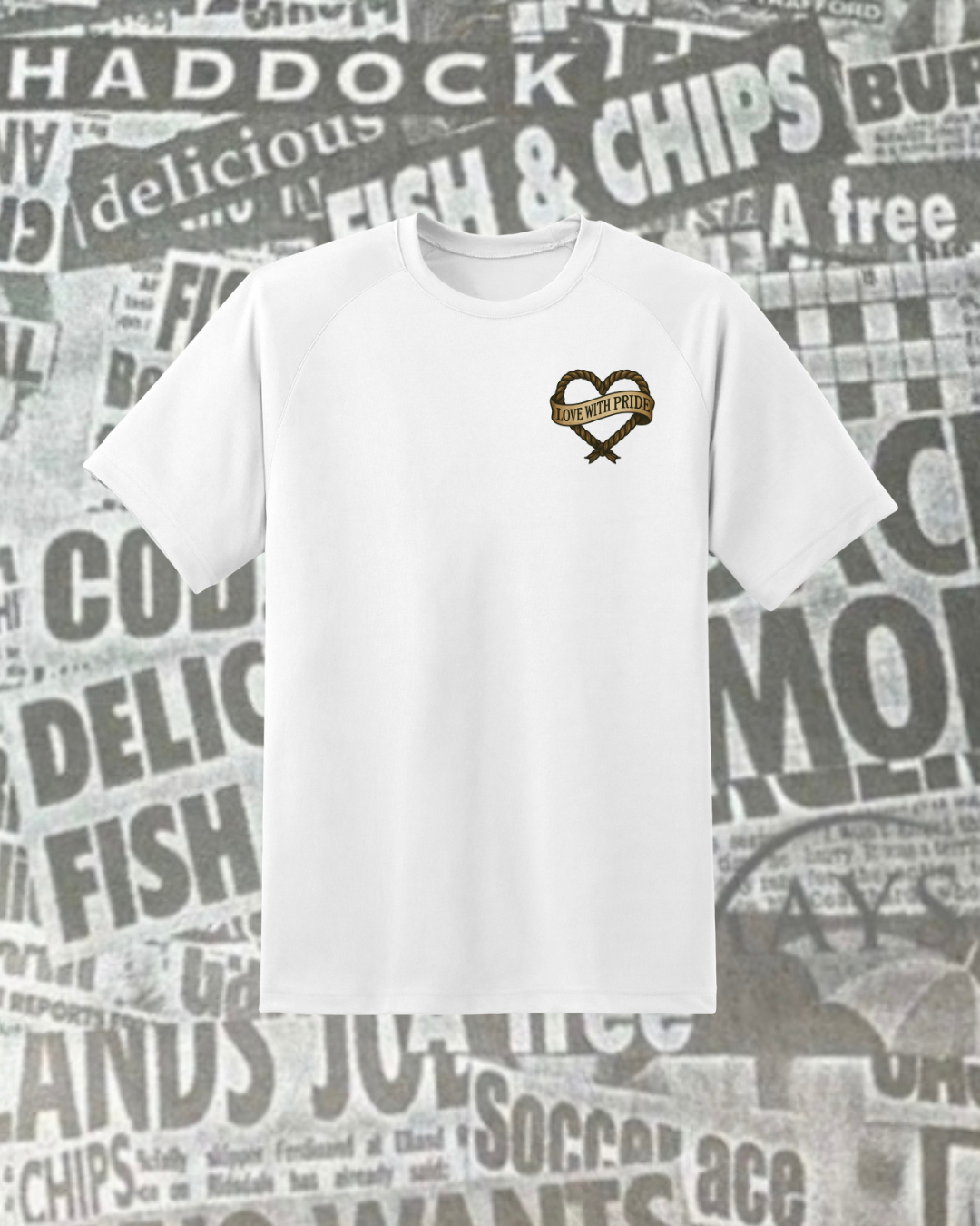 Dockside Apparel Mermaid Love White T-Shirt Premium