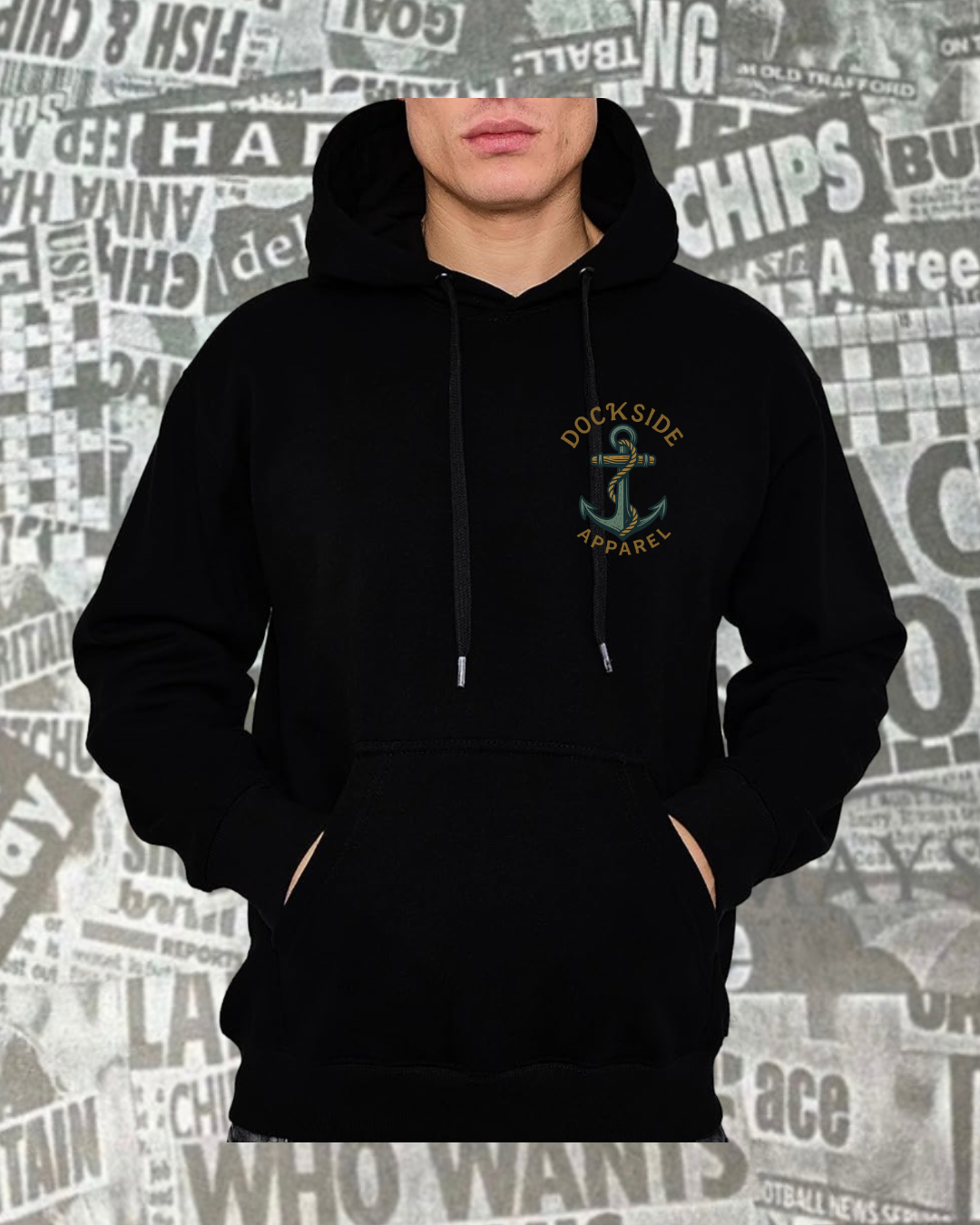 Mermaid Tentacles Black Hoodie