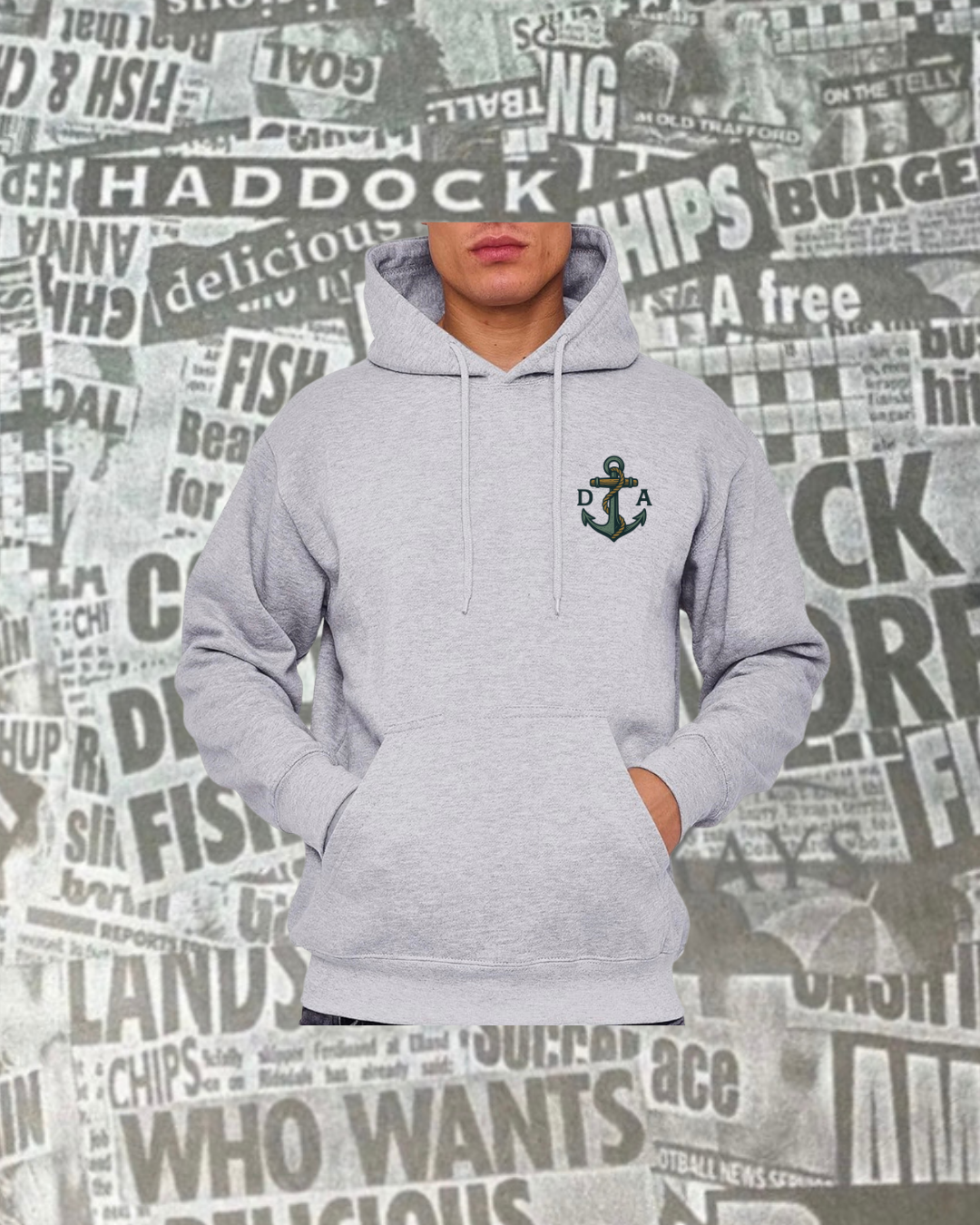 Costa Del Cleethorpes Hoodie Grey
